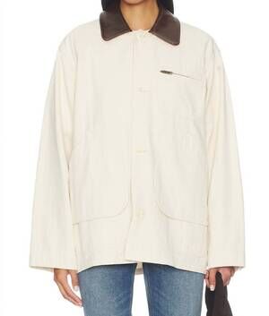 NEW THE GREAT. barn jacket in natural